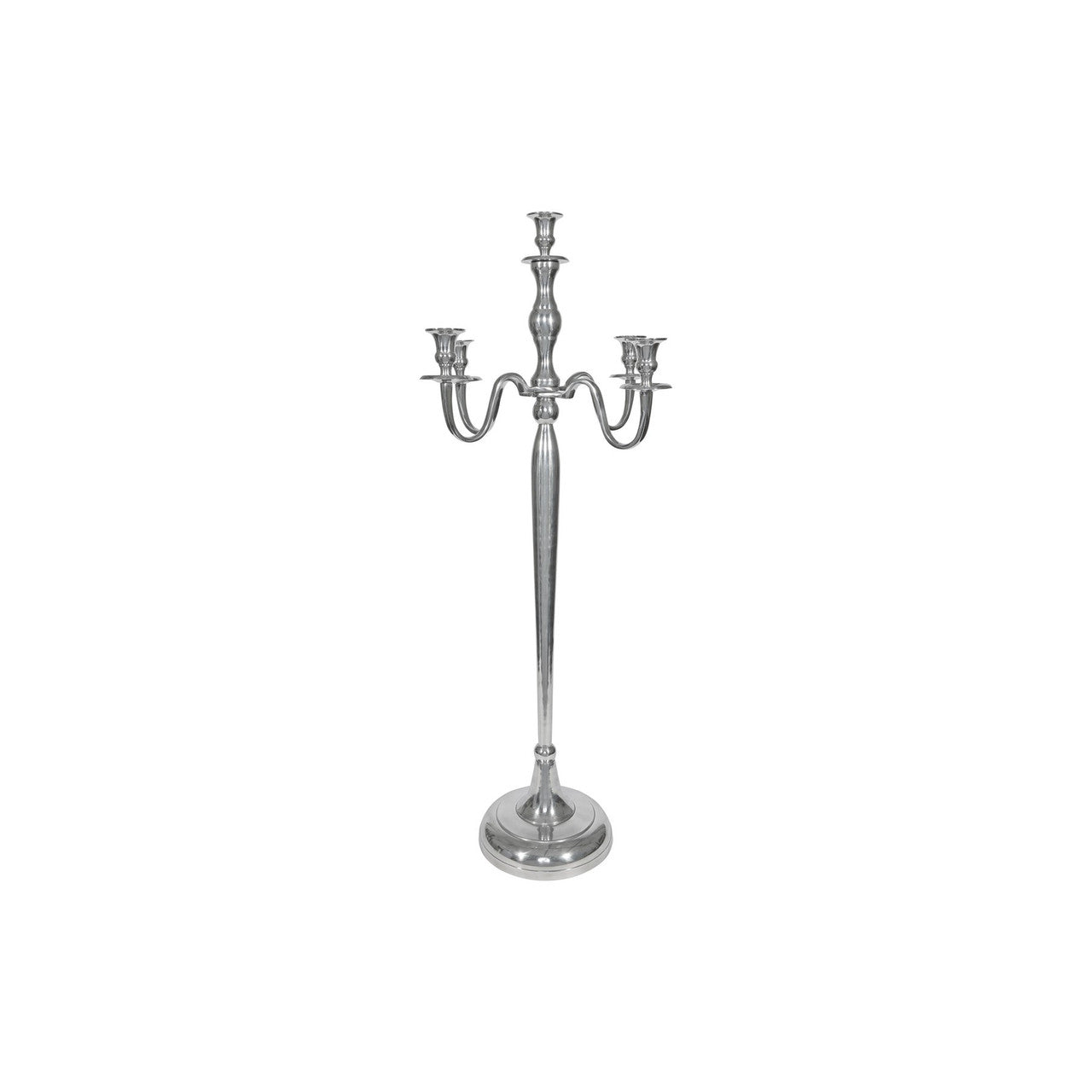 Burnished Silver Candelabra (H100cm)