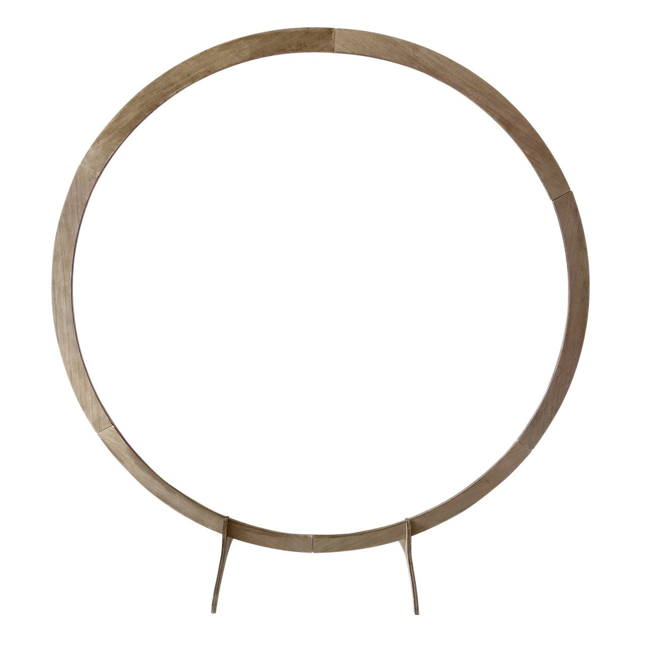 Round Natural Wooden Arch (222cm)