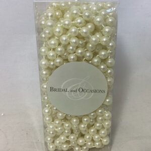 8mm Decorative Beads on Roll (BOX) 10m Ivory