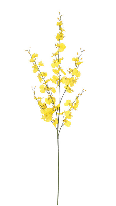 Artificial Oncidium Orchid Spray - Yellow (96cm long)