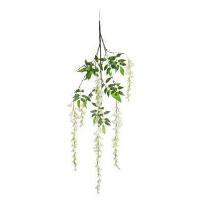 WHITE WISTERIA FOLIAGE STEM