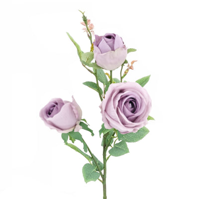 LILAC ROSEBUD X 3 STEM