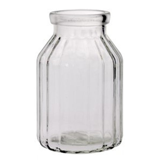 Clear Matilda Glass Bottle Vase (16.5cm)