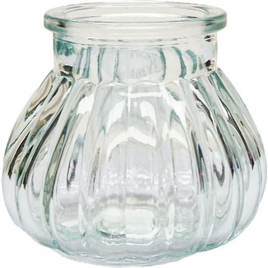 Clear Veneto Bubble Jar (8cm x 9cm)