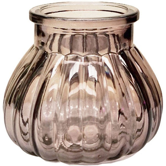 Grey Veneto Bubble Glass Jar Vase (7.5cm)