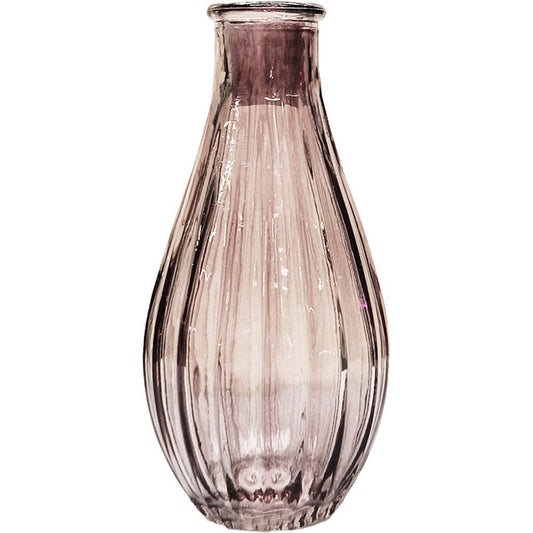 Grey Vintage Fluted Bud Vase (14cm)