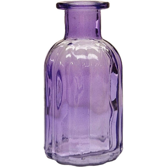 Lilac Flora Bottle Glass Vase (13.7cm)