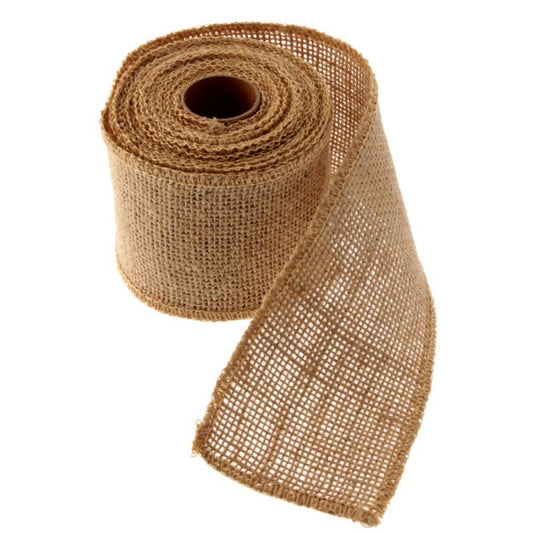 38mm (1.5 inch) Jute Ribbon 5m Natural