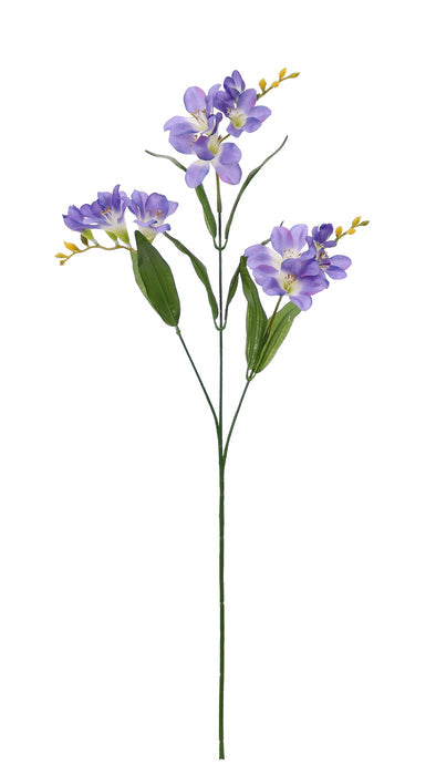 Artificial Freesia Spray - Purple (73cm long)