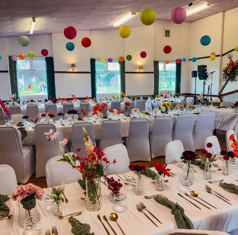 Gold Cutlery and Sage Napkins