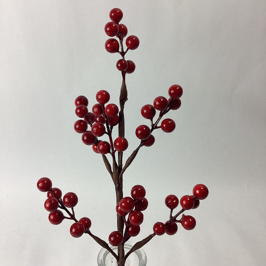 40cm Berry Spray Red