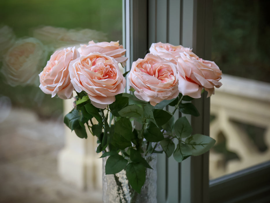 Garden Rose - Peach (50cm long)