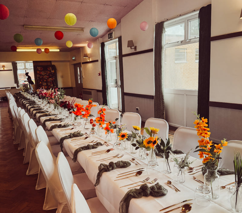 Rainbow Wedding Long Table 