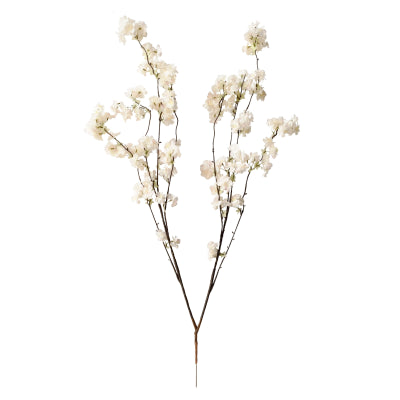 CREAM HANGING CHERRY BLOSSOM STEM