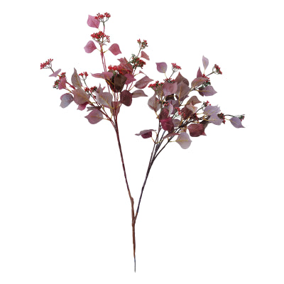 BURGUNDY BERRY FOLIAGE STEM